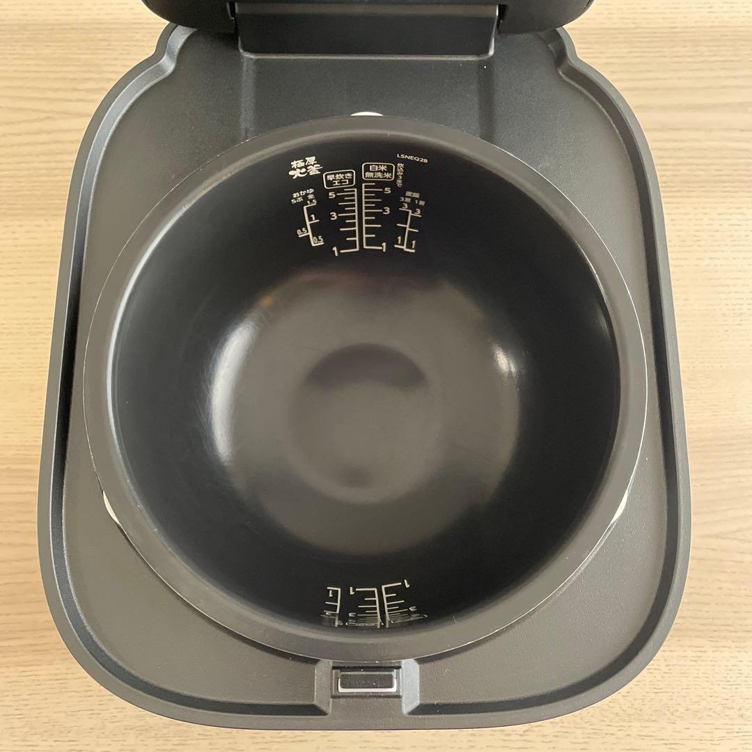 アイリスオーヤマ IH炊飯器 5.5合 SHK-LS110-B ブラック