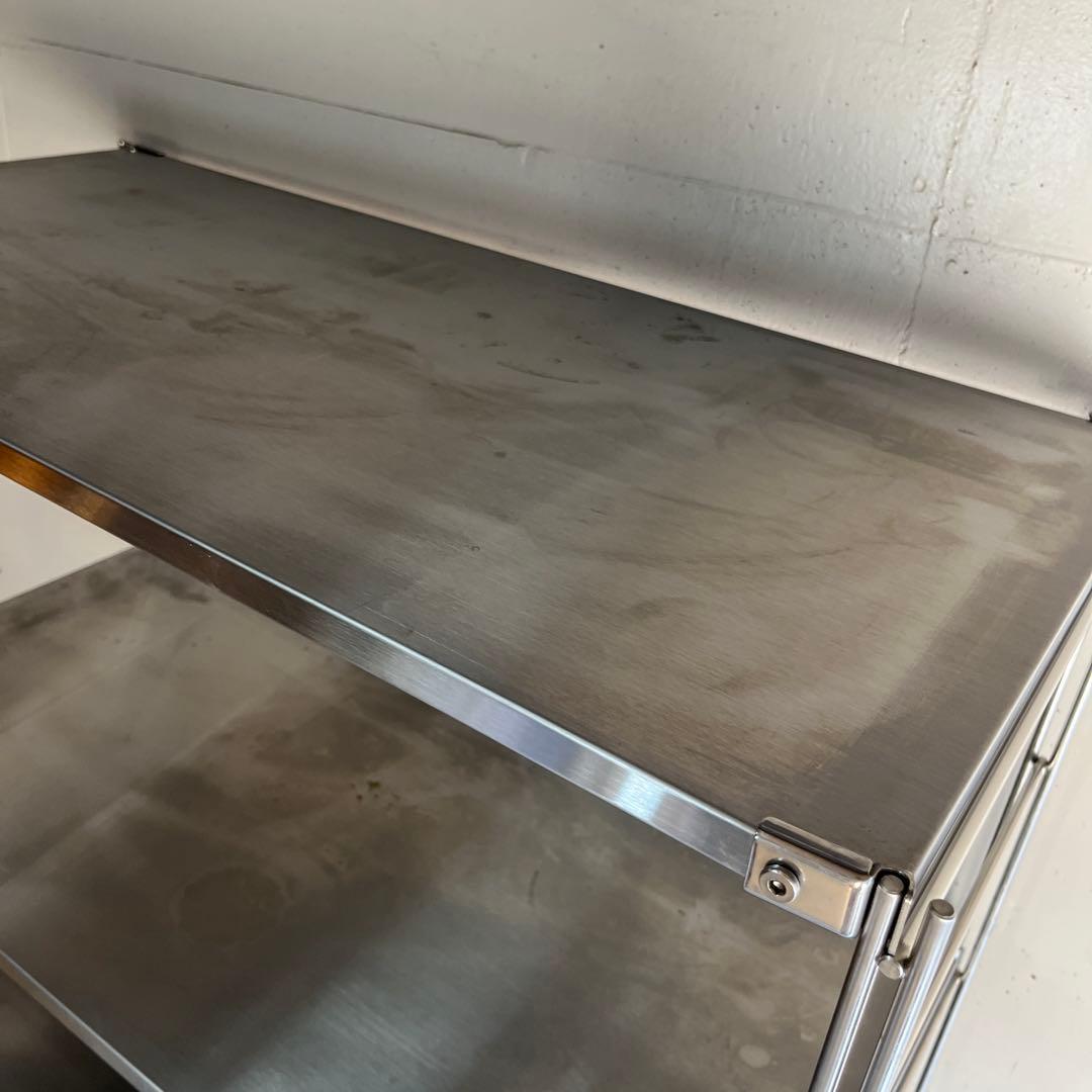 無印★ステンレスユニットシェルフ ステンレス棚セット・追加棚板付