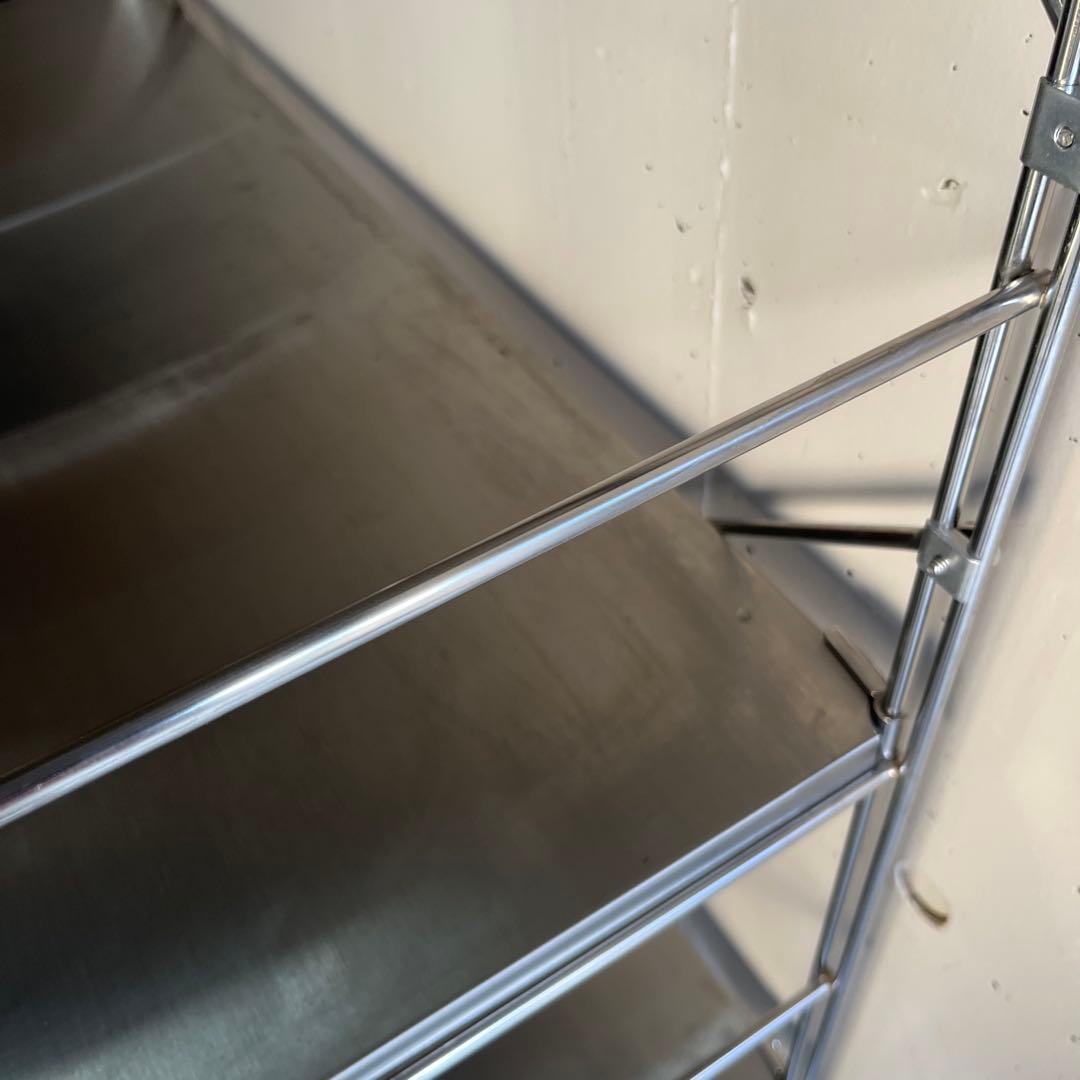 無印★ステンレスユニットシェルフ ステンレス棚セット・追加棚板付