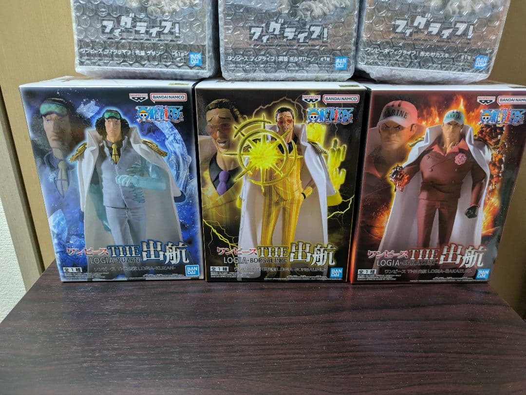 ワンピース　大将　青雉　グザン　黄猿　ボルサリーノ　赤犬　サカズキ　フィグライフ