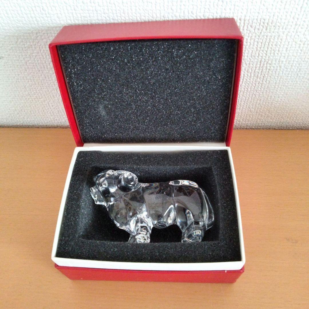【新品】バカラ　羊 　ひつじ　箱付き　干支　 動物 クリスタル 　袋付き
