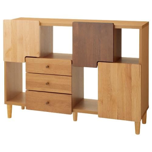 大川家具☆オスロ サイドボード ワイドタイプ（W1150×D320×H840）☆