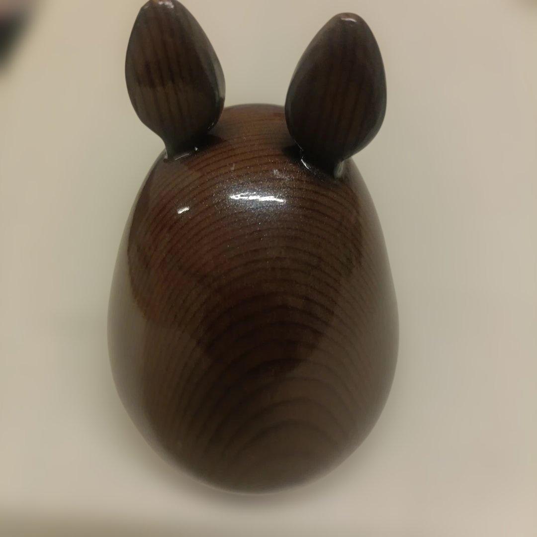 【希少・美品】となりのトトロ 木製こけしスタジオジブリ 置き物