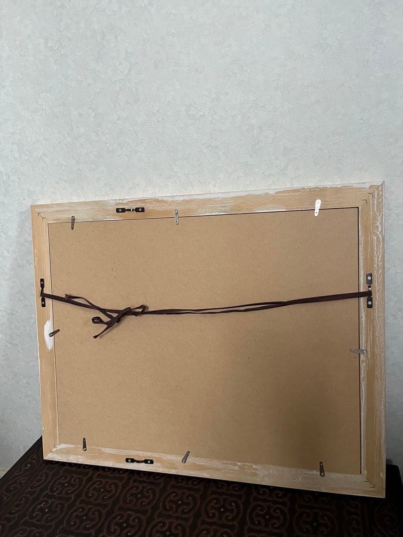 額入り版画　58×46 ジニー・キム　65枚限定 ED、サイン、証明書有　ピンク