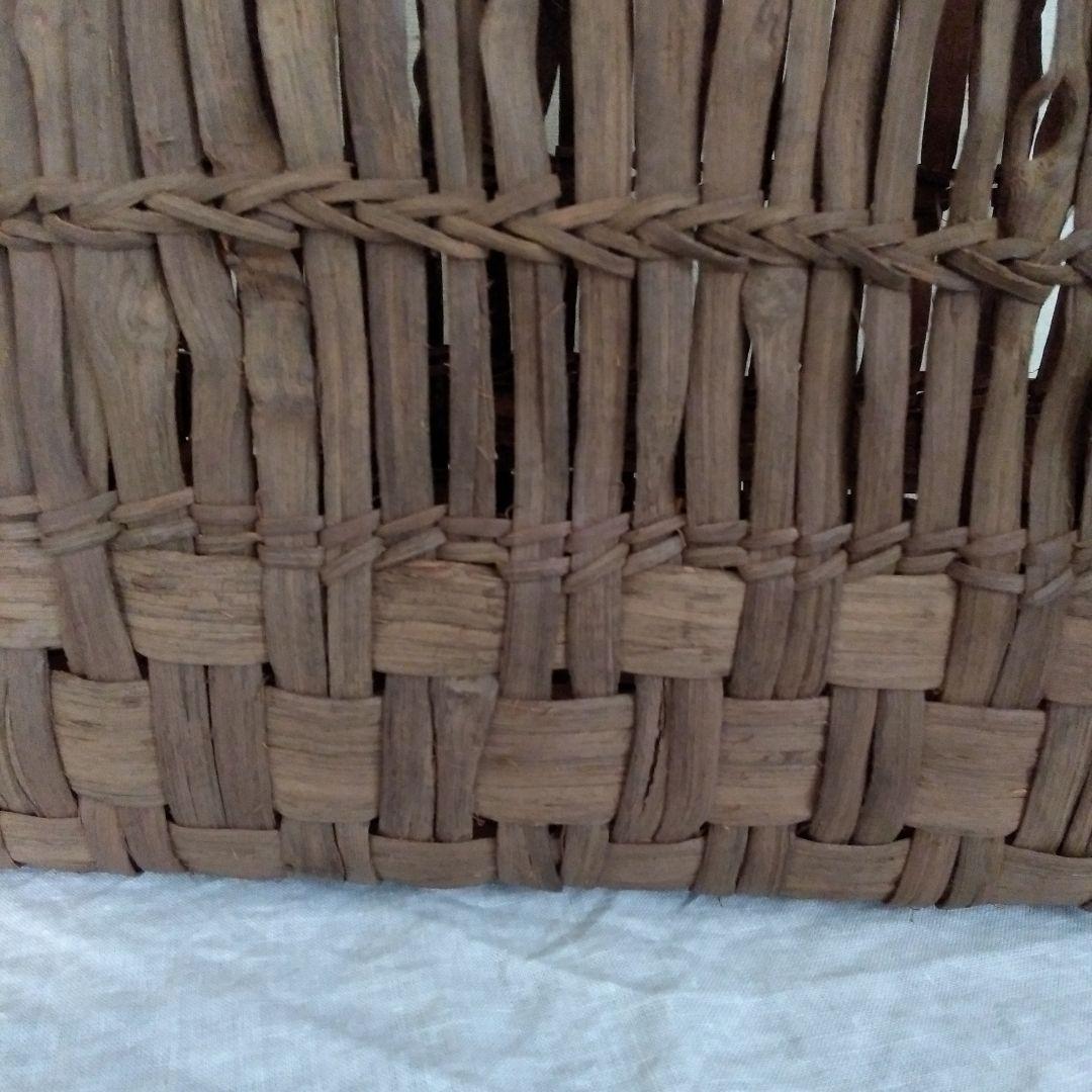 最終値引価格～3/25迄新品未使用「竹虎」 国産山葡萄手提げ籠バック