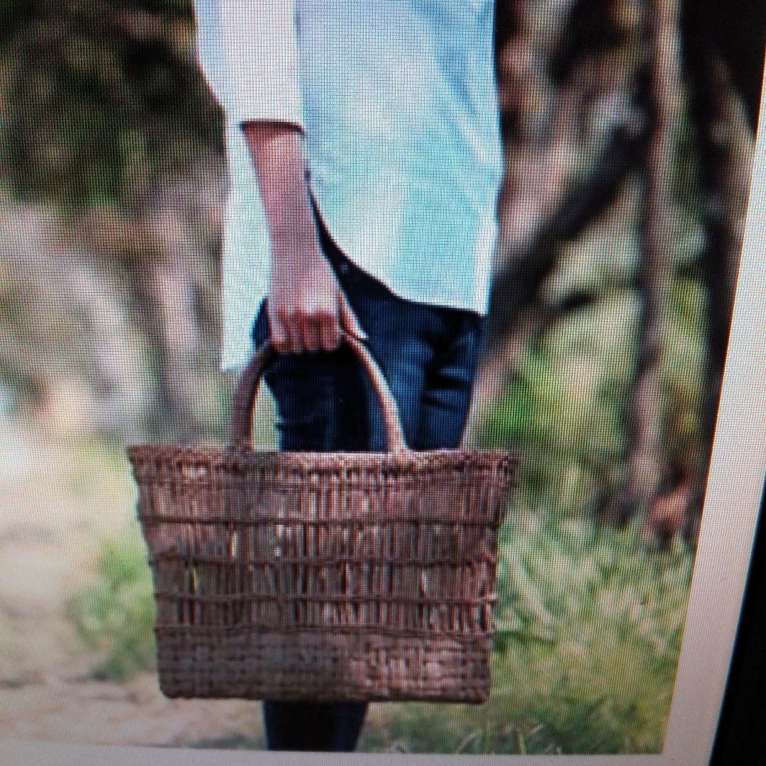 最終値引価格～3/25迄新品未使用「竹虎」 国産山葡萄手提げ籠バック