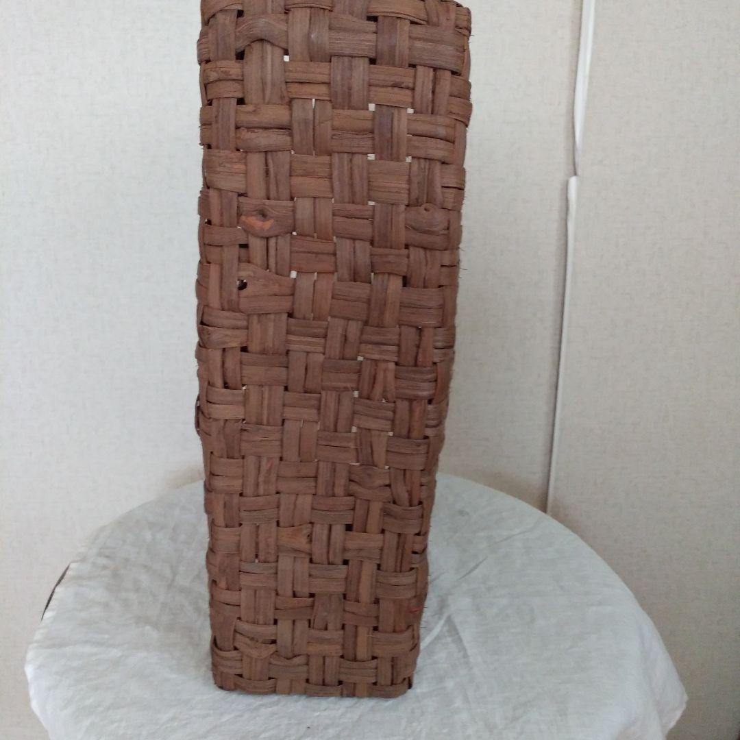 最終値引価格～3/25迄新品未使用「竹虎」 国産山葡萄手提げ籠バック