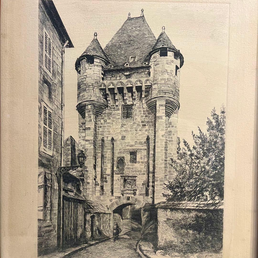 値下げ❗️フランス ヴィンテージ アンティーク アートフレーム 絵画 額縁 壁掛け