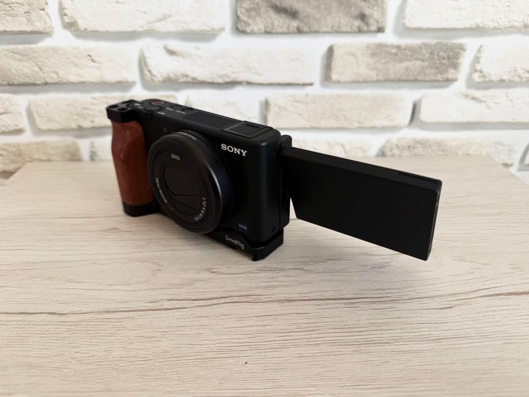 SONY VLOGCAM ZV-1 【木製ハンドル付き】