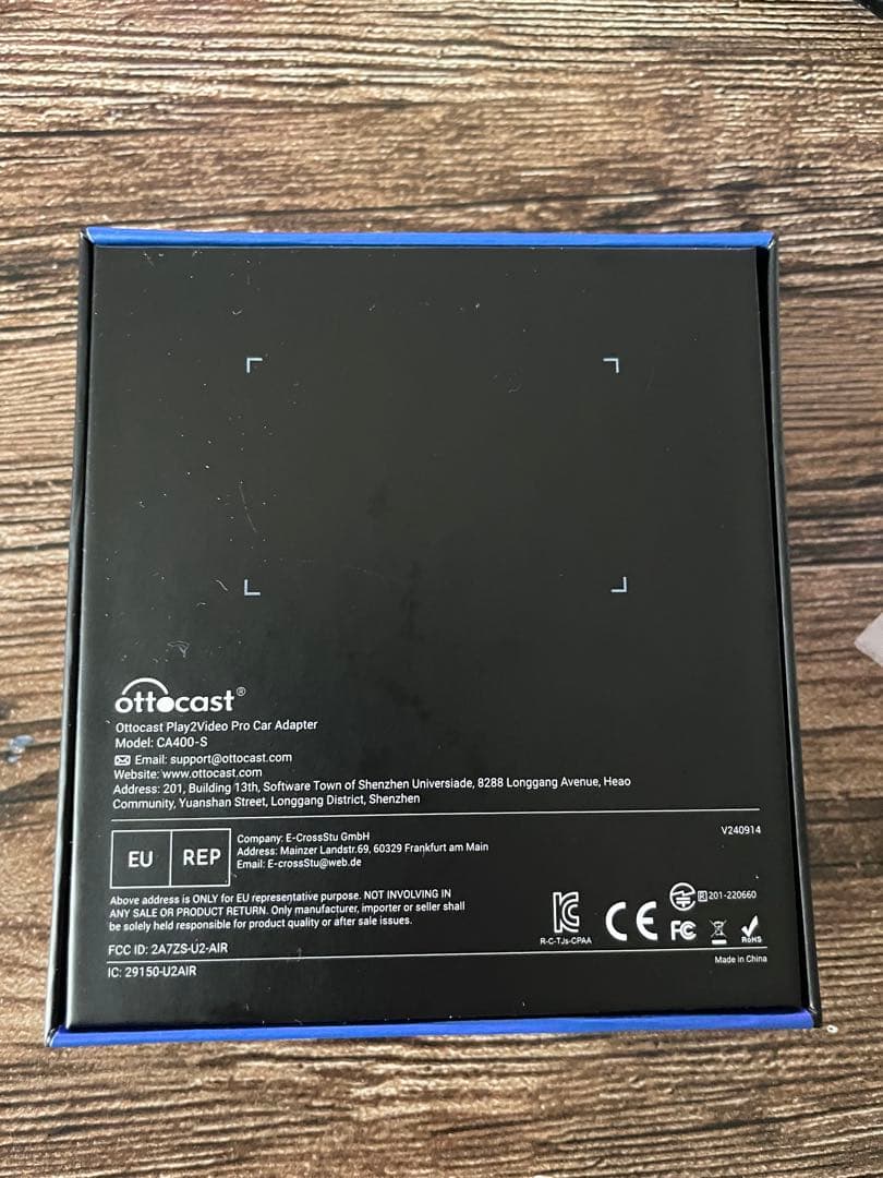 ポータブルプレーヤー Ottocast Play2Video Pro