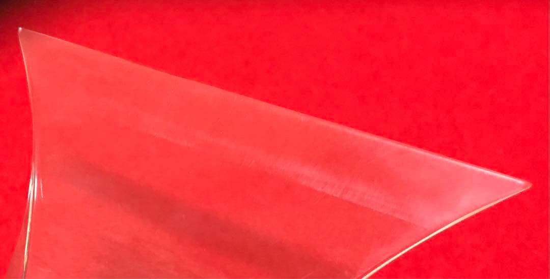 三味線撥14透明樹脂製　中古品　超美品