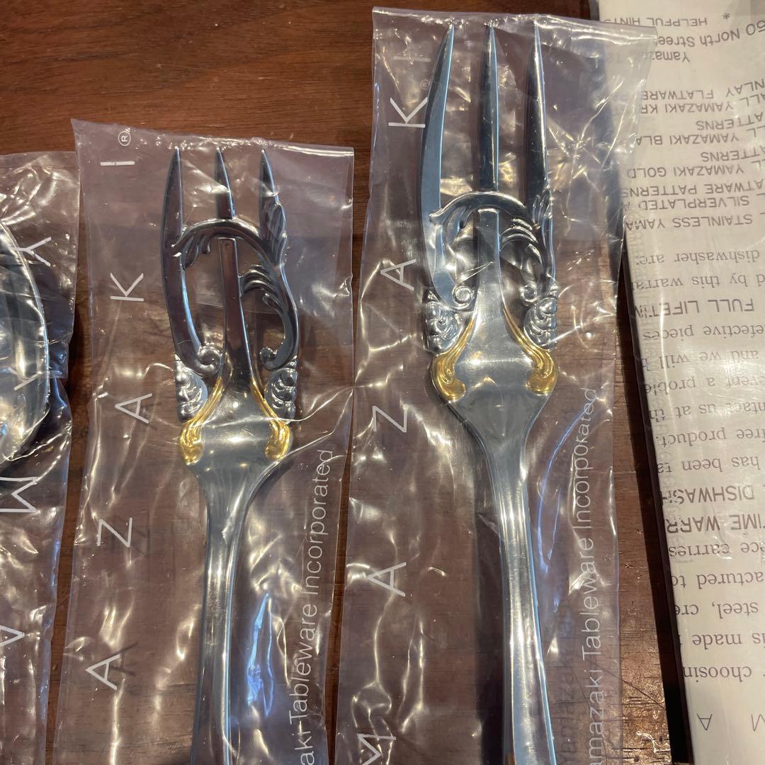 ヤマコ　カトラリーセット　カシェ　デザートフォーク＆スプーンセット 5種