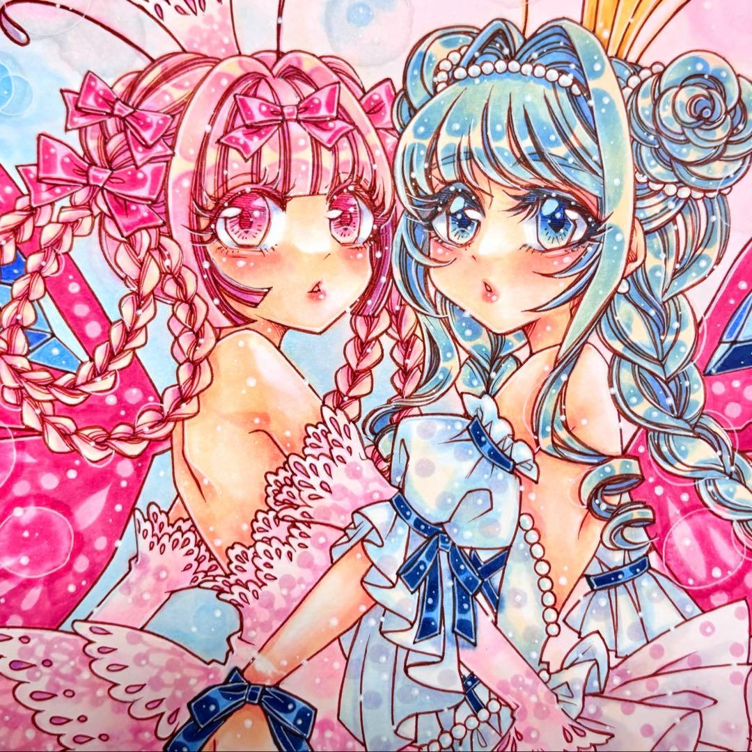 イラスト⑅*.♡　作品　原画