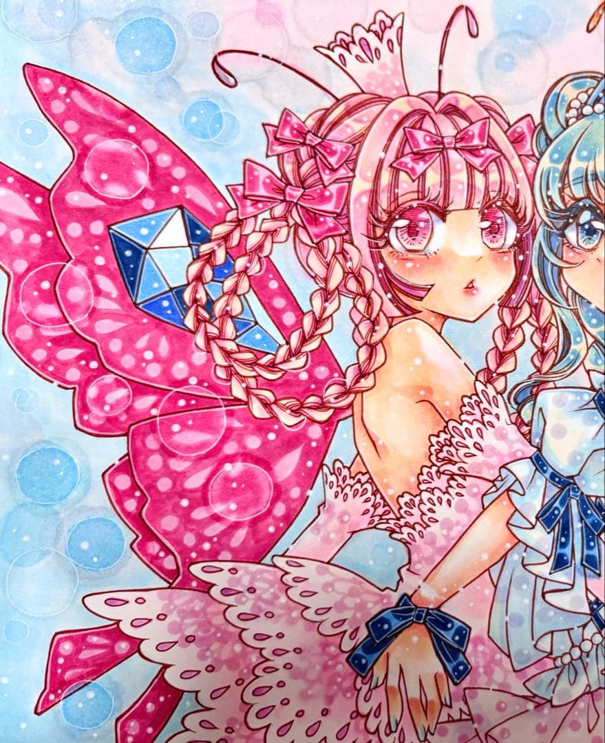 イラスト⑅*.♡　作品　原画