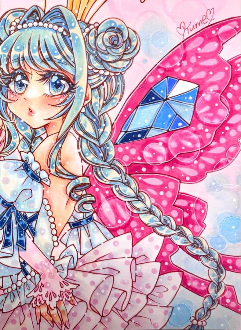 イラスト⑅*.♡　作品　原画
