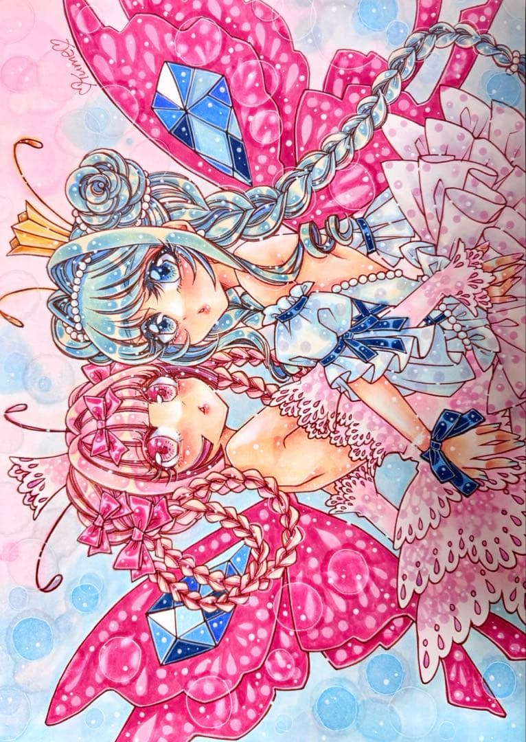 イラスト⑅*.♡　作品　原画