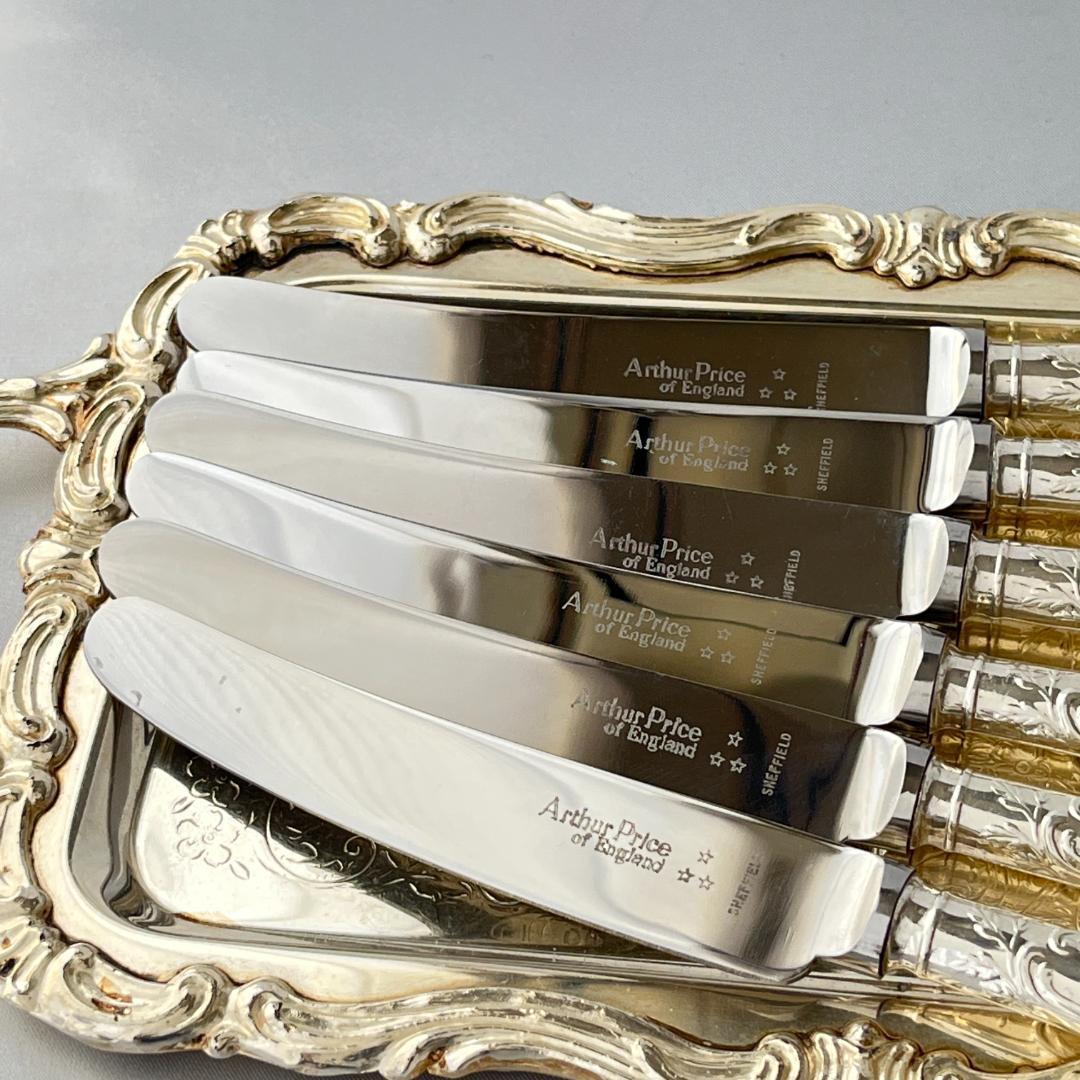 【Arthur Price】ビクトリアンのデザートナイフ 6本