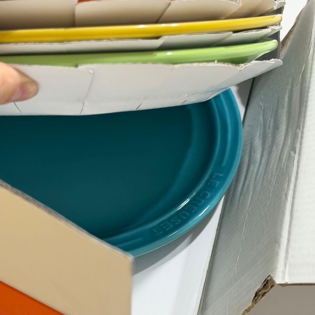 LE CREUSET ル・クルーゼ ストーンウェア 皿 5枚セット 23cm