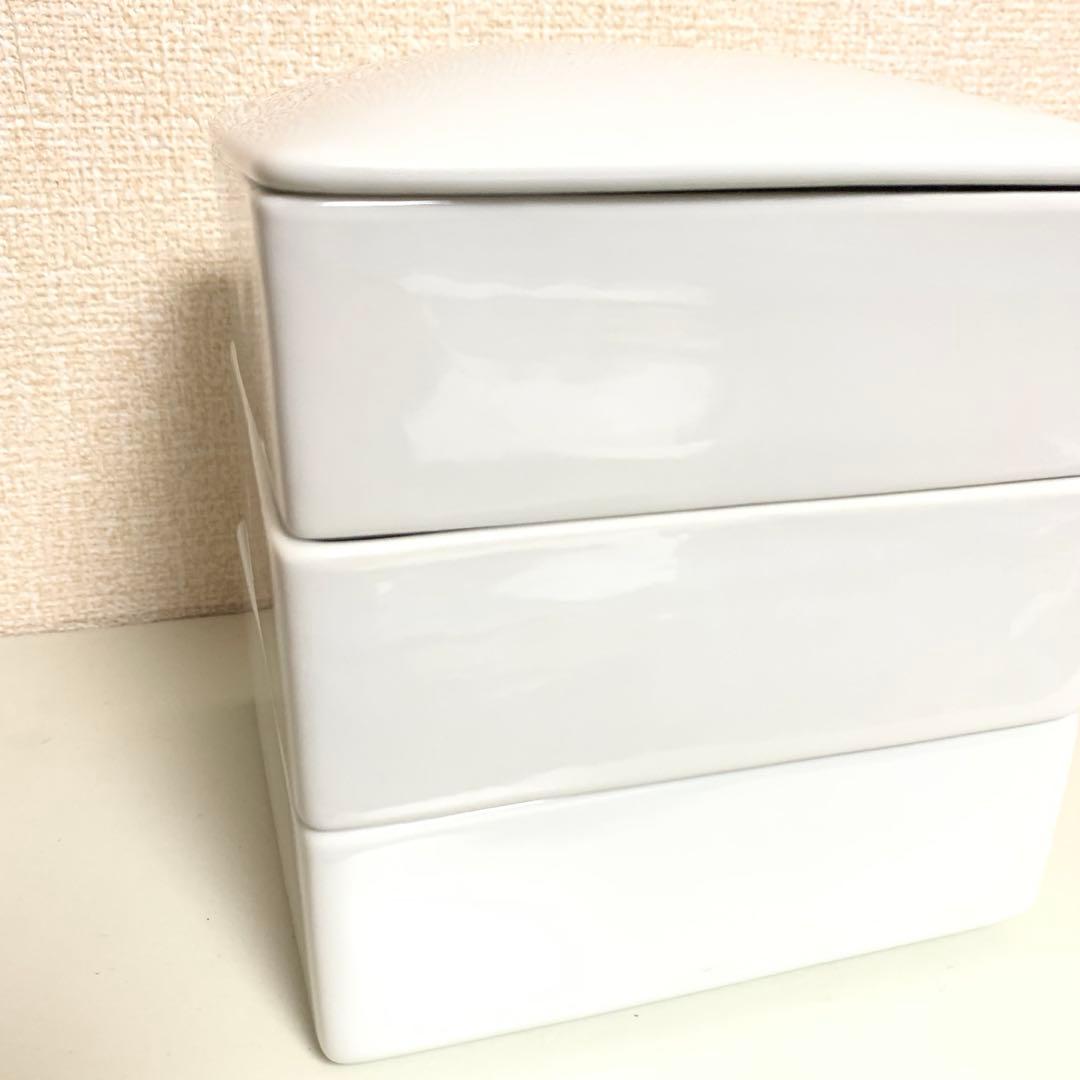 最終価格 ポーセラーツ スクエアお重