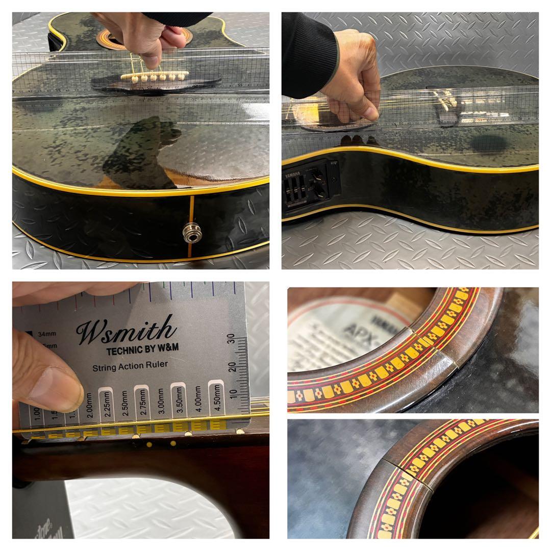 【美品】YAMAHA エレアコ APX-6A ハードケース付き グリーンバースト