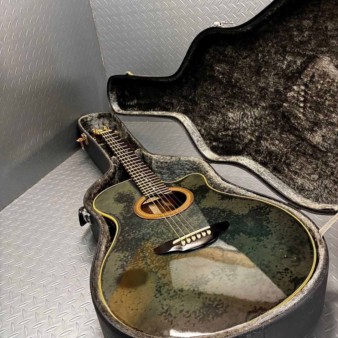 【美品】YAMAHA エレアコ APX-6A ハードケース付き グリーンバースト