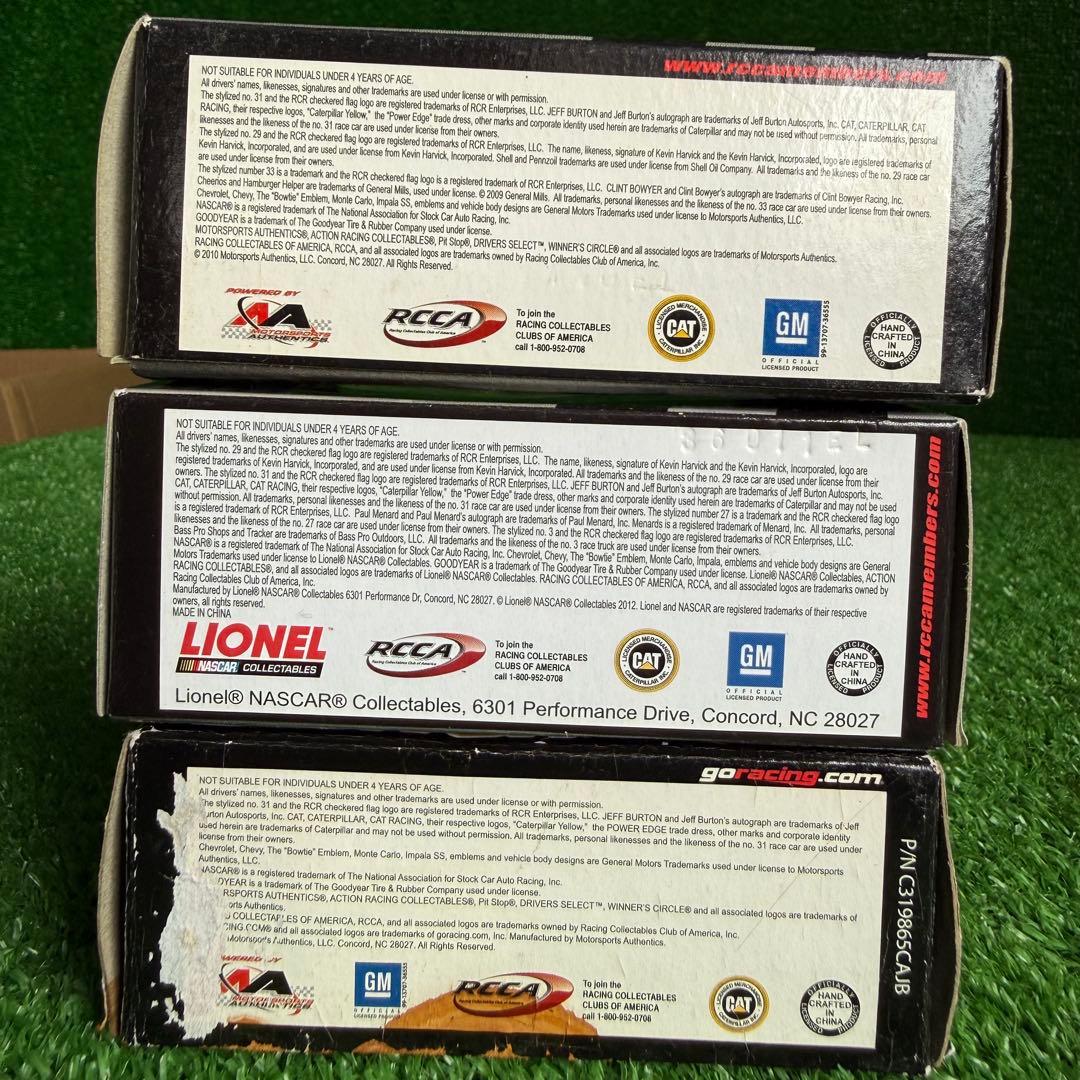 a230-7】ナスカー ジェフ・バートン #31 レーシングカー 計3台