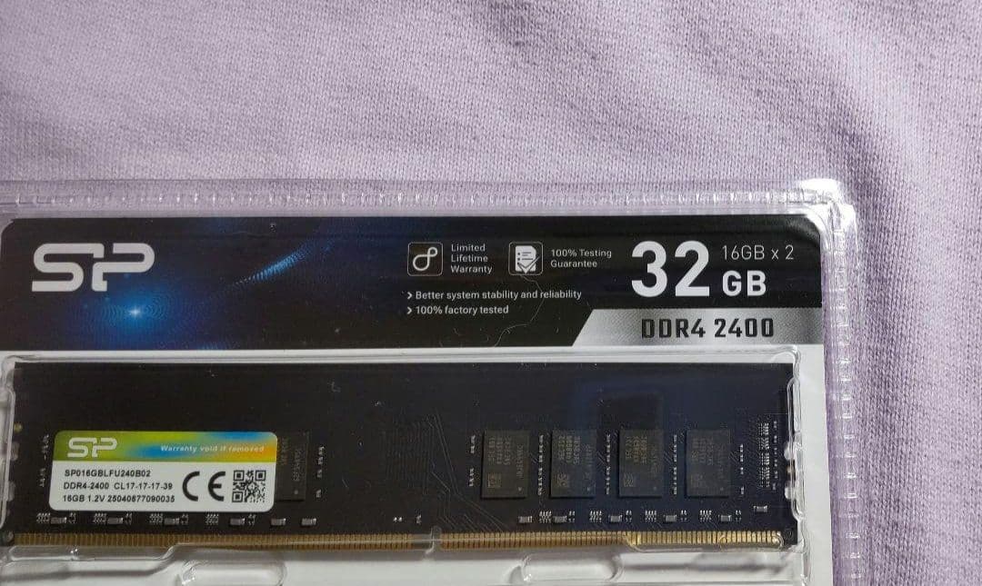 シリコンパワー メモリ ddr4 32gb 16GB×2枚