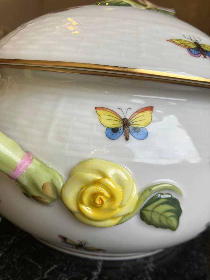 【HEREND ヘレンド】ロスチャイルドバード　スープチューリン　希少訳あり