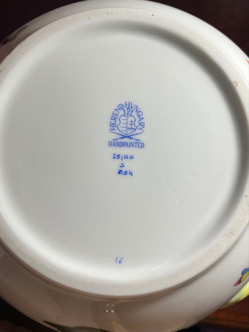 【HEREND ヘレンド】ロスチャイルドバード　スープチューリン　希少訳あり