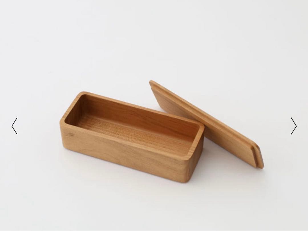 中川政七商店　WEB限定　建彦木工山 桜の弁当箱M 山桜無垢材