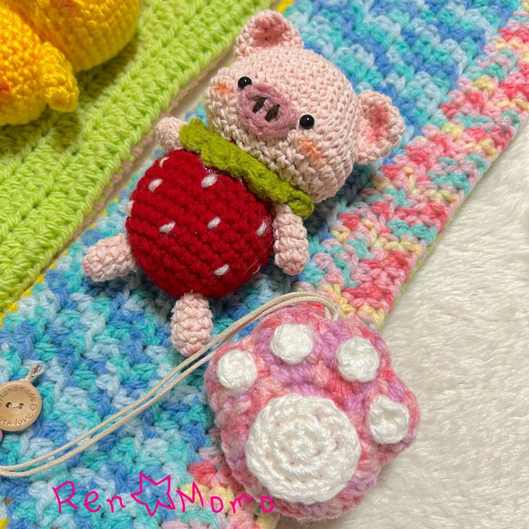 あお様 点滴保護カバー あみぐるみ付き