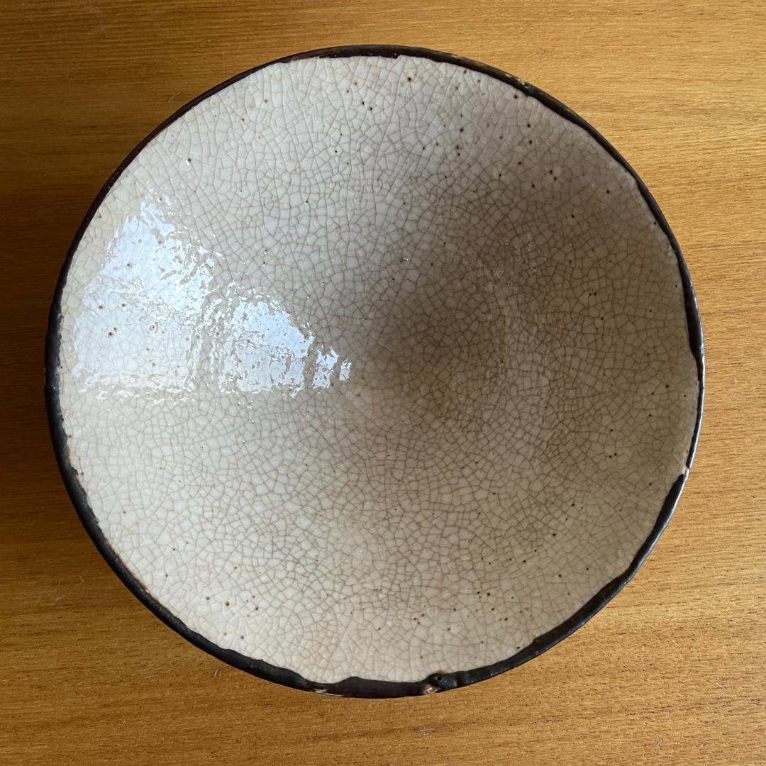 志野織部茶碗 宋代写の緊張感ある造形 箱・仕覆付