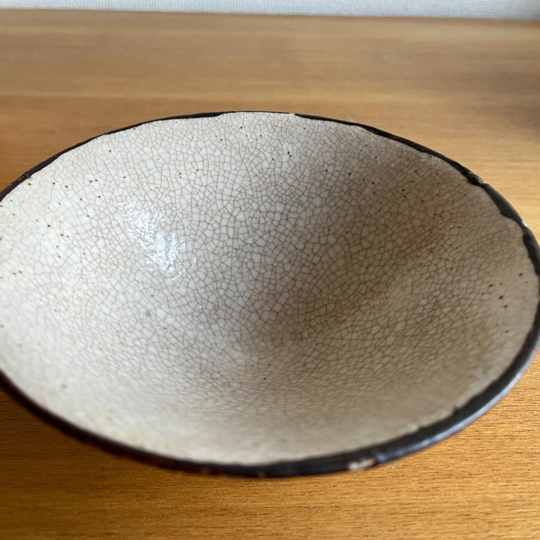 志野織部茶碗 宋代写の緊張感ある造形 箱・仕覆付