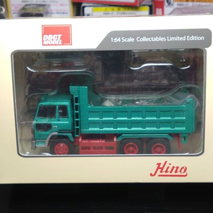 DBGT 1/64 日野 スーパードルフィン ダンプ トラック (グリーン)
