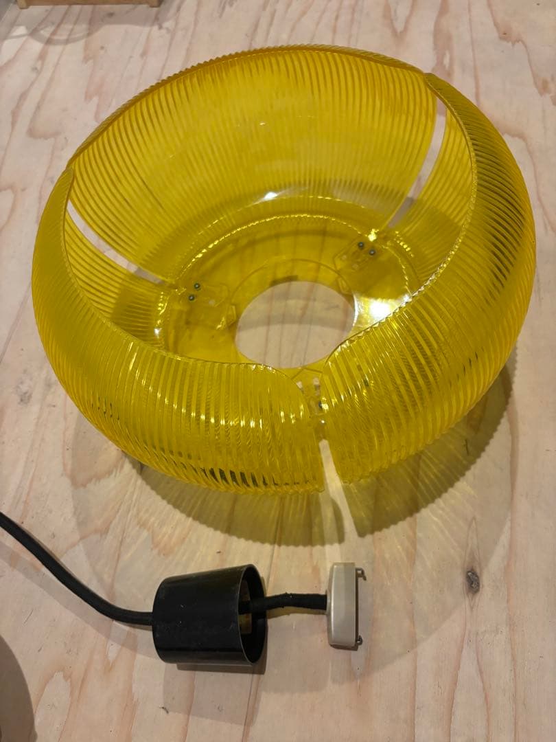 松下電工ナショナル/昭和レトロ/ イエロー天井照明