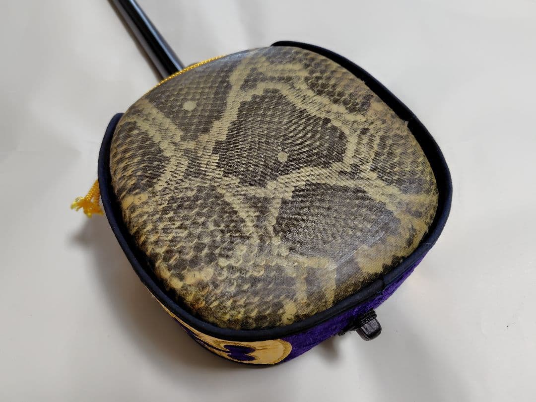 「真栄堂」最初期　三線黒木棹　昭和名工作