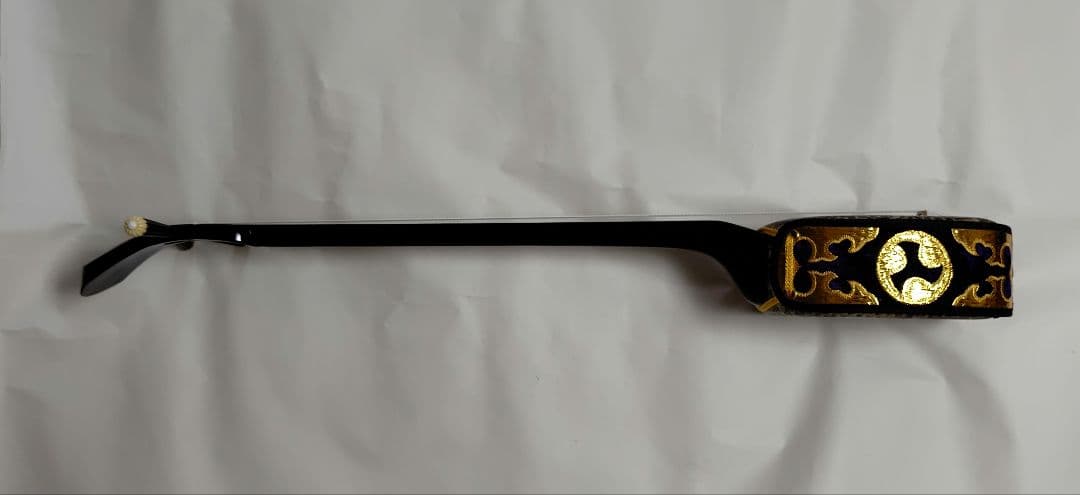 「真栄堂」最初期　三線黒木棹　昭和名工作