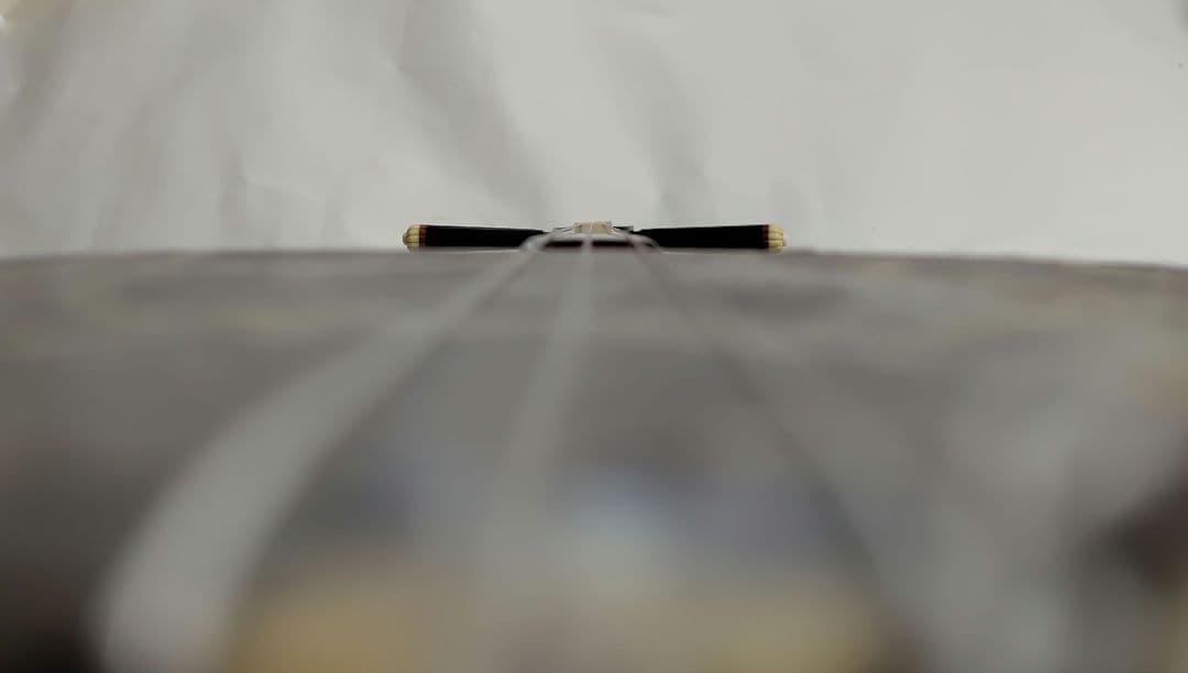 「真栄堂」最初期　三線黒木棹　昭和名工作