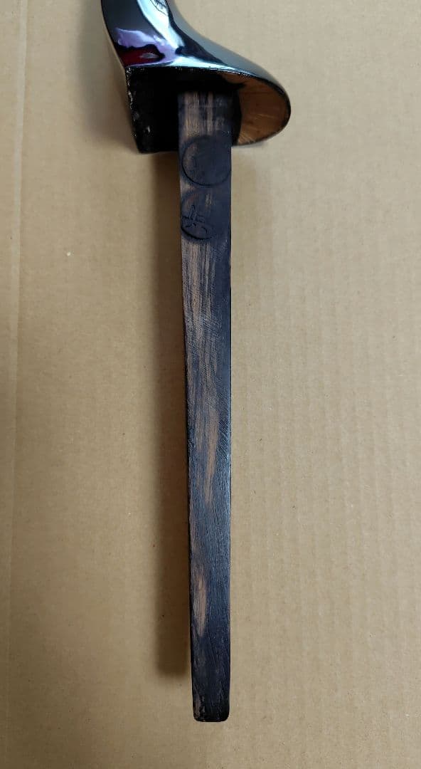「真栄堂」最初期　三線黒木棹　昭和名工作