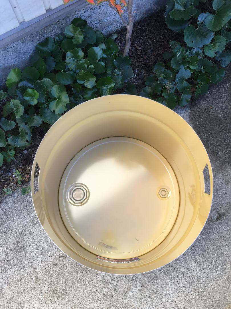 ドラム缶 焼却炉 半切り 上半分