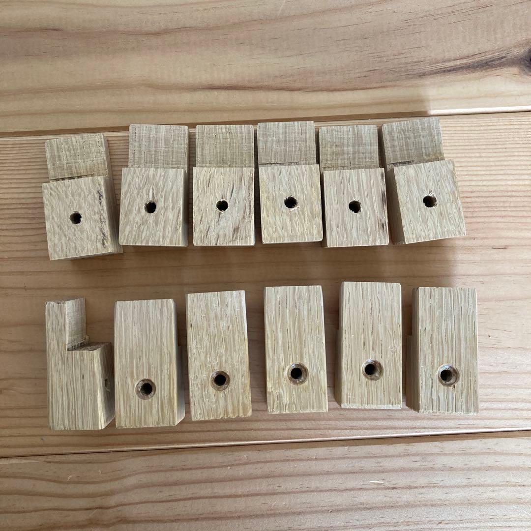 無垢　オーク材　テーブル脚