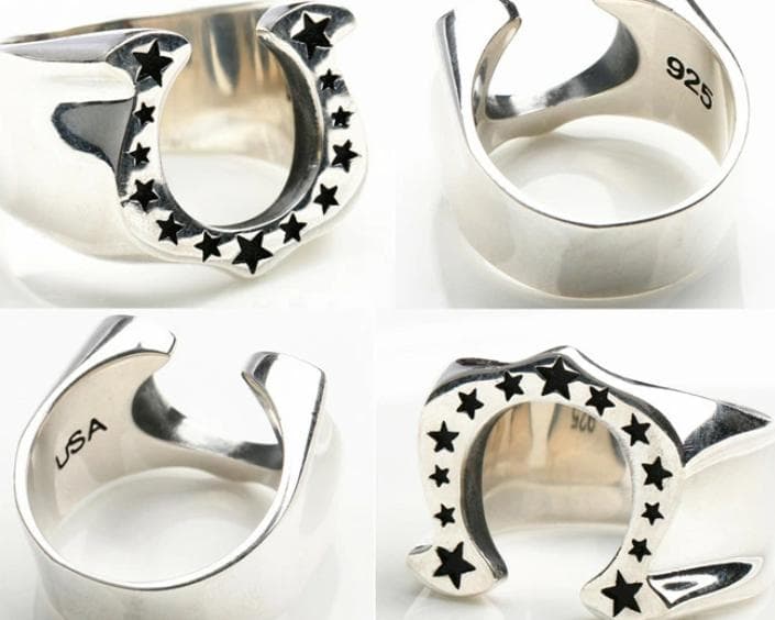 TENDERLOIN ホースシューリング　ダイヤ　20号