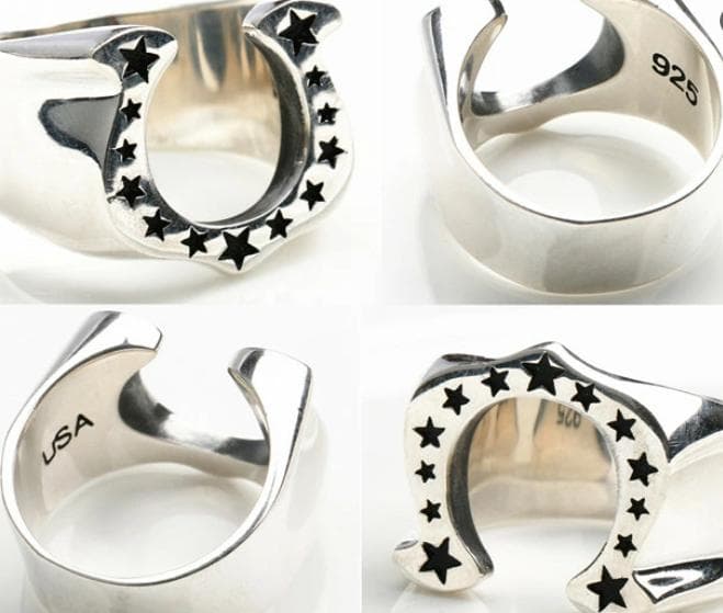 TENDERLOIN ホースシューリング　ダイヤ　20号