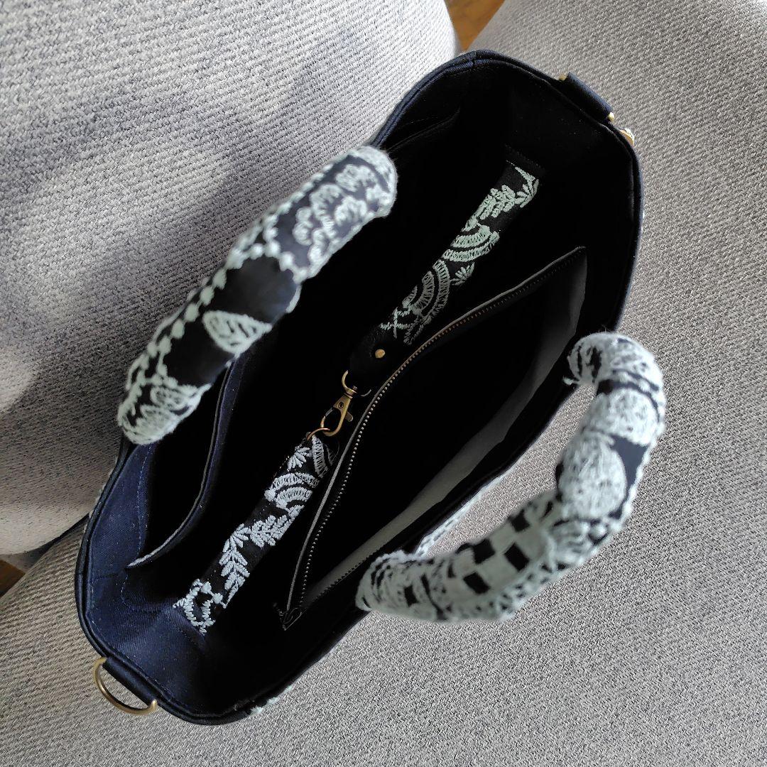 ミナペルホネン　ころんハンドメイドバック