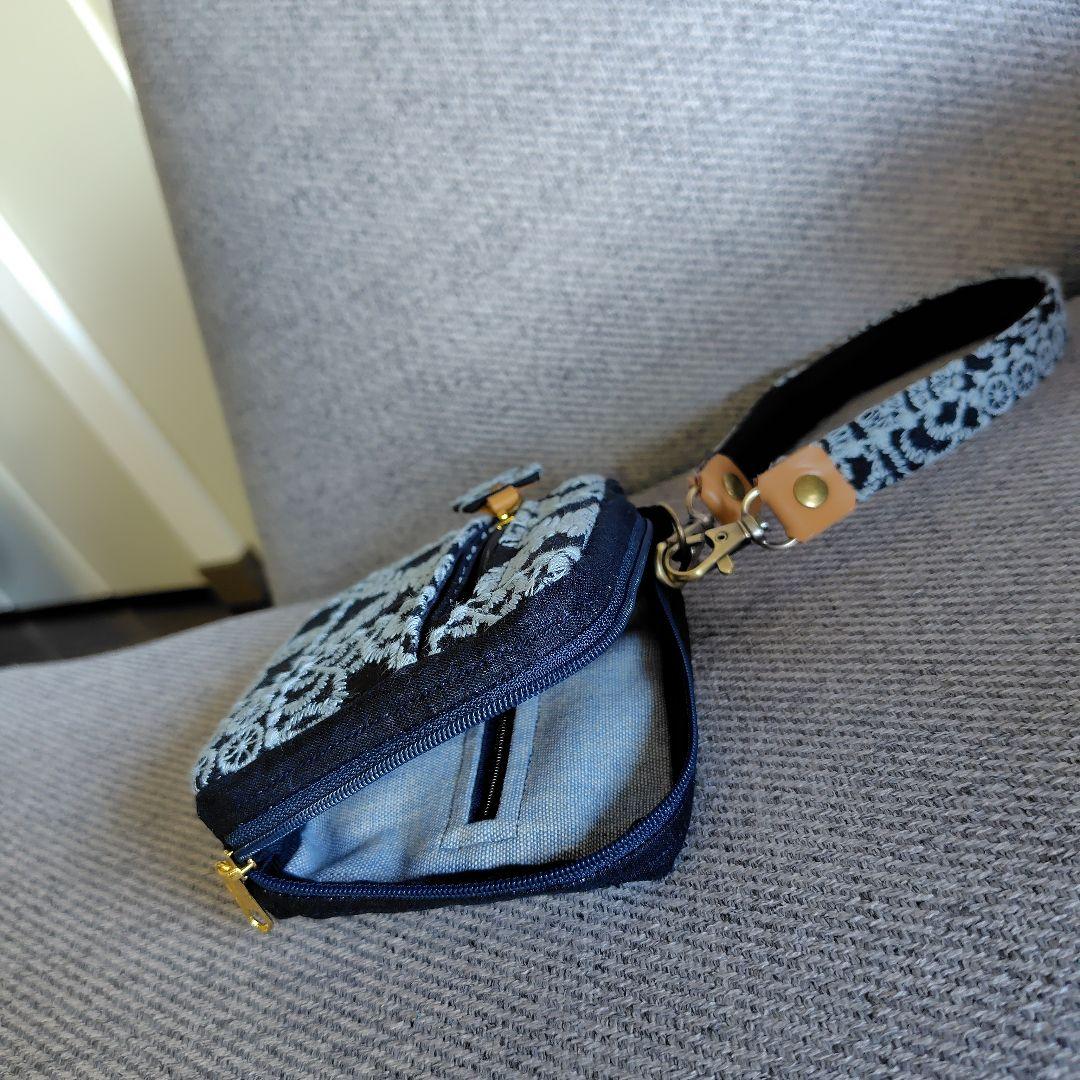 ミナペルホネン　ころんハンドメイドバック