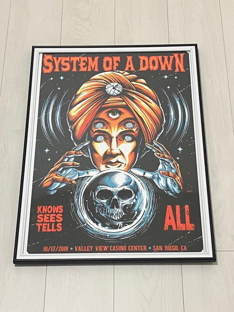 【額縁付き】 System Of A Down A2ポスター 1