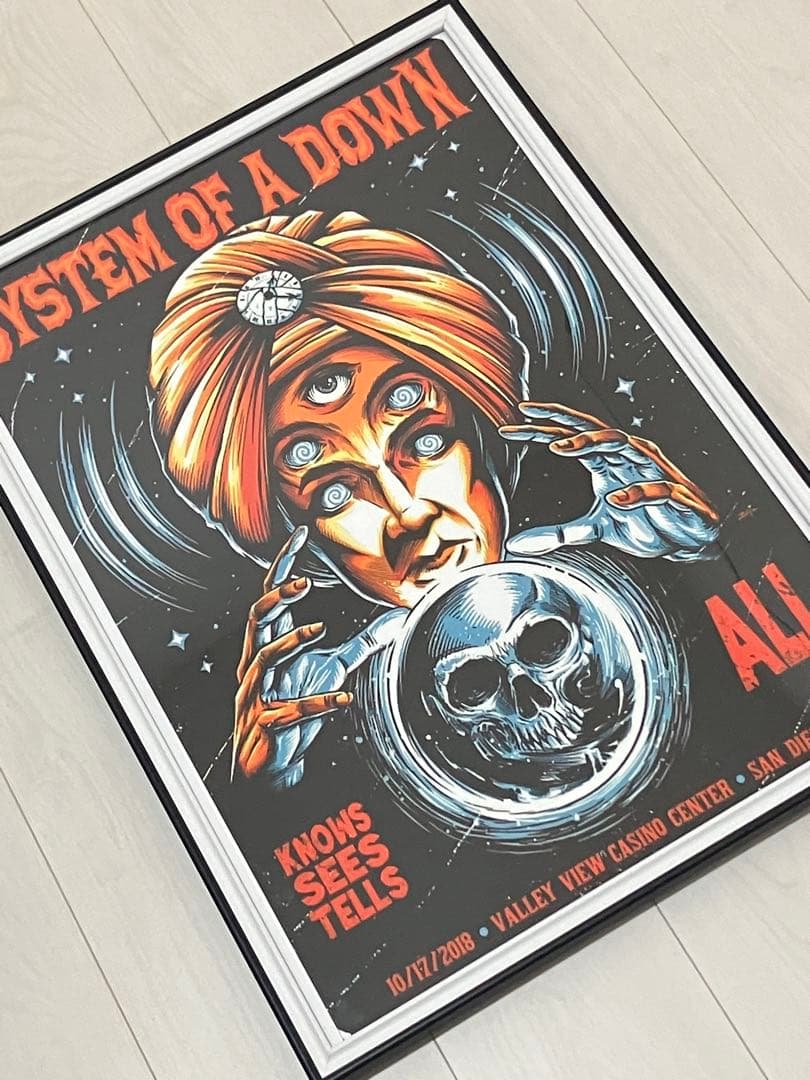 【額縁付き】 System Of A Down A2ポスター 1
