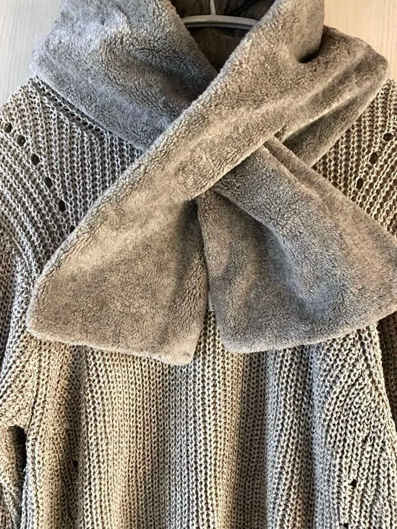 プリスティンpristineのフェイクファーマフラーヤクオーガニックコットン