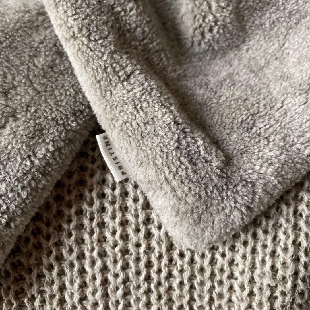 プリスティンpristineのフェイクファーマフラーヤクオーガニックコットン