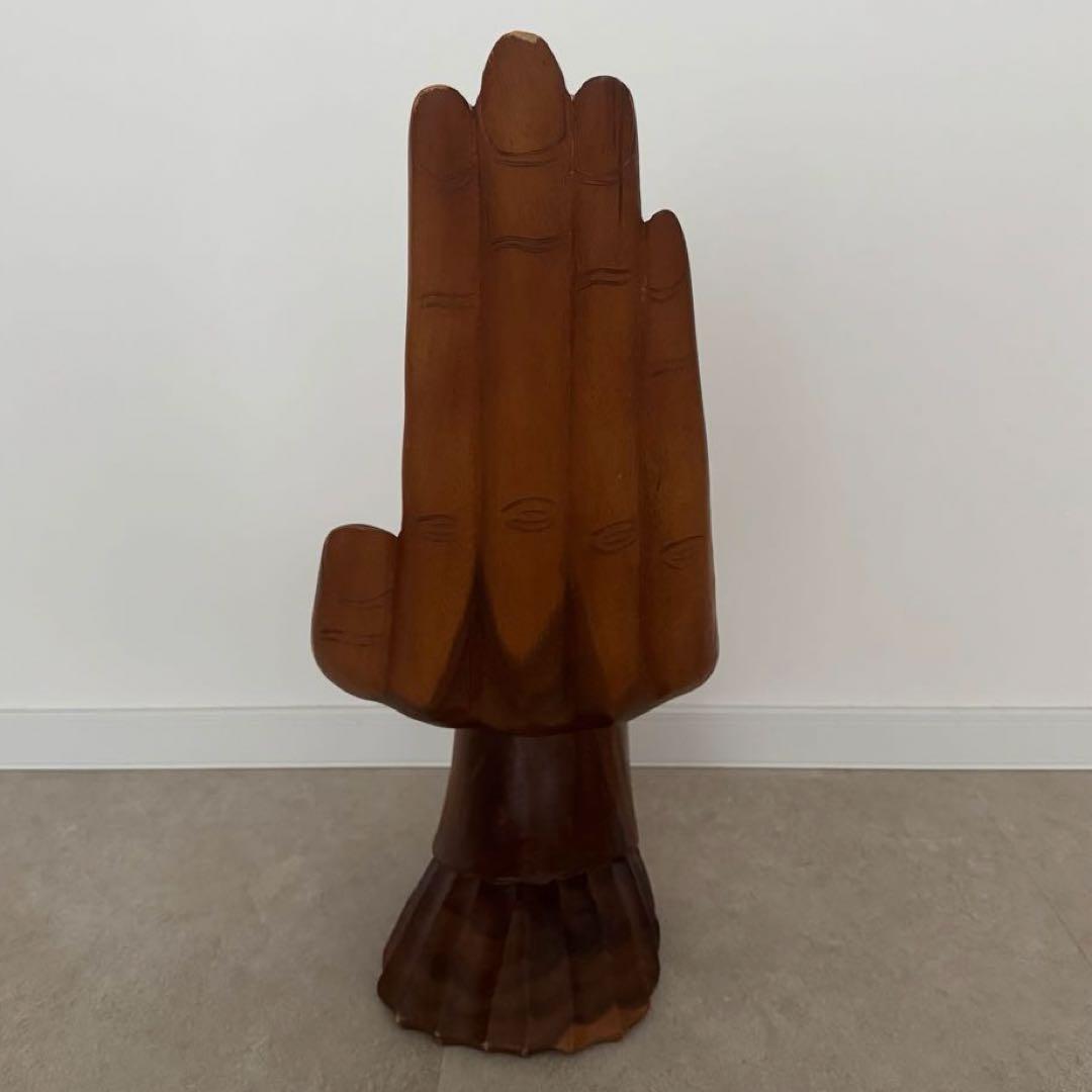 木製 手 椅子 スツール オブジェ アジアン インテリア